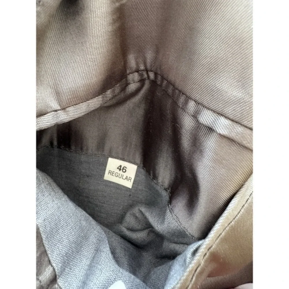 Strathmore Chevron Wool Sport Coat Gray Jacket‎ Blazer Men's 46 R Vintage